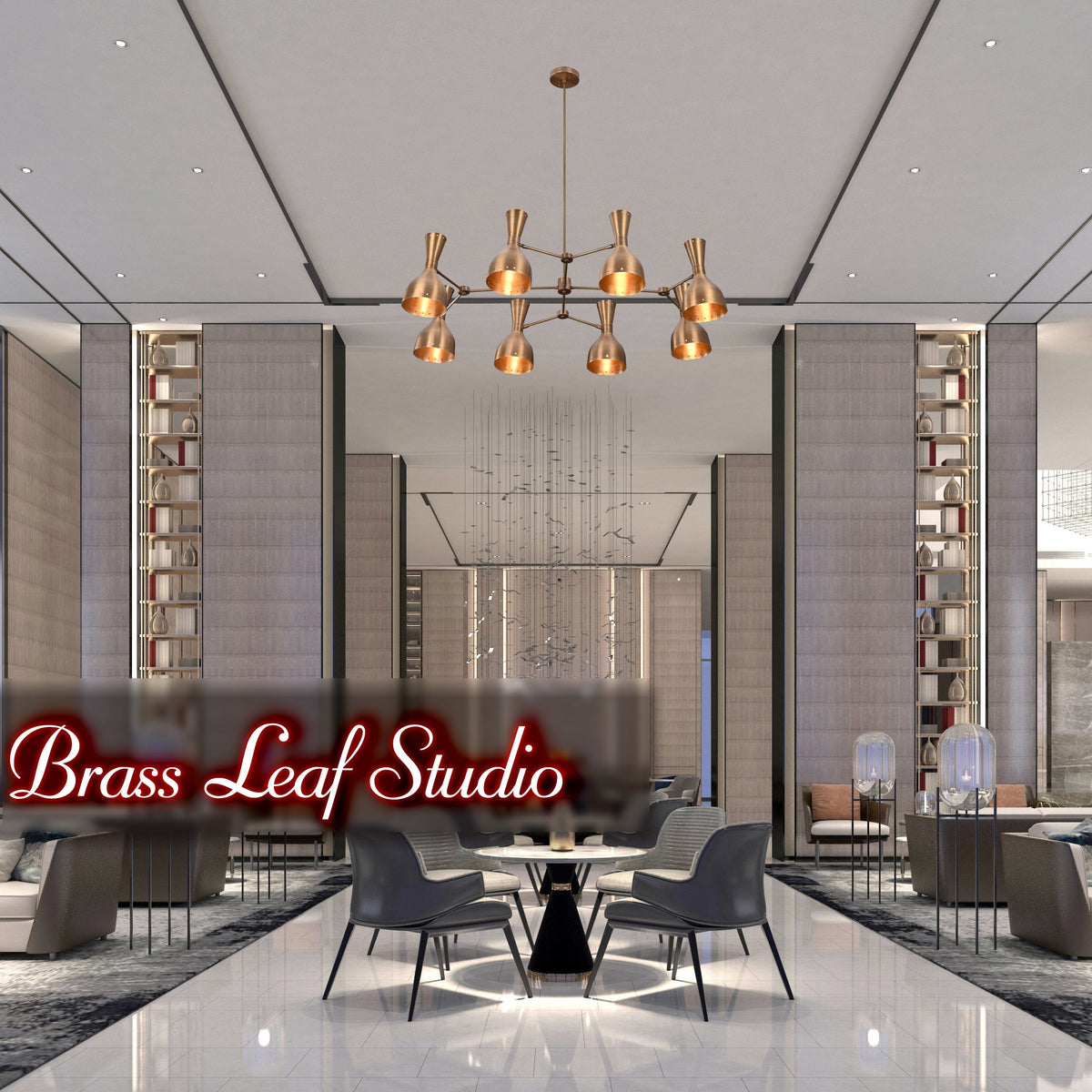 Barcelona Pivot - Diabolo Ceiling Chandelier - 16 Lights - 32236