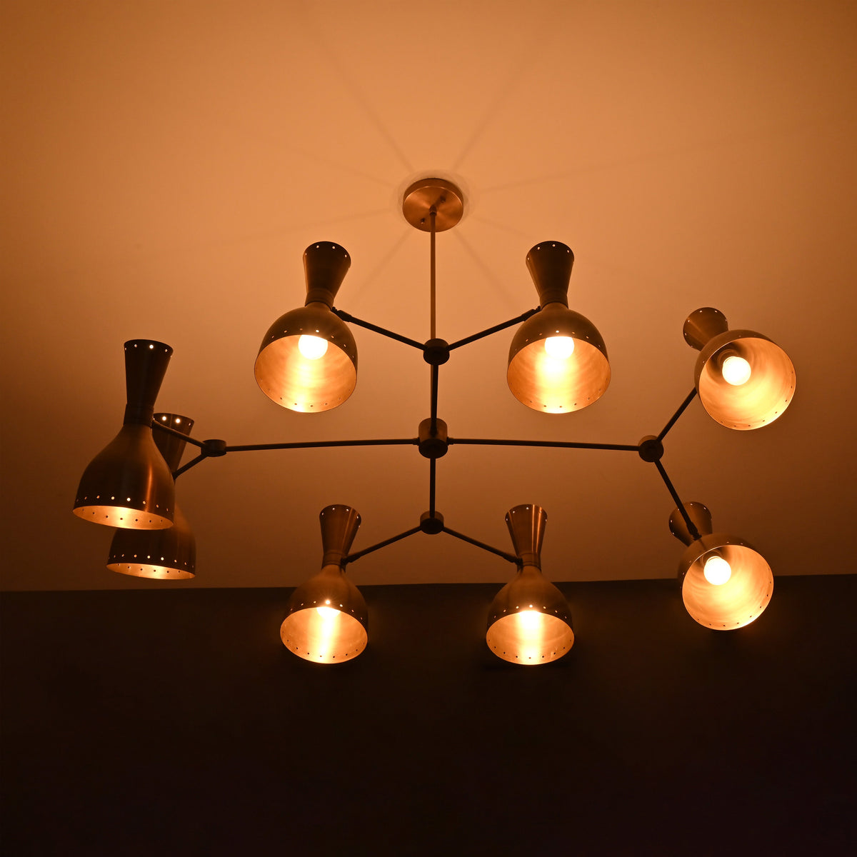 Barcelona Pivot - Diabolo Ceiling Chandelier - 16 Lights - 32236