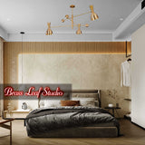 Lisbon Pivot - Diabolo Brass Chandelier - 6 Lights - 32237