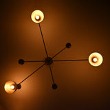 Lisbon Pivot - Diabolo Brass Chandelier - 6 Lights - 32237
