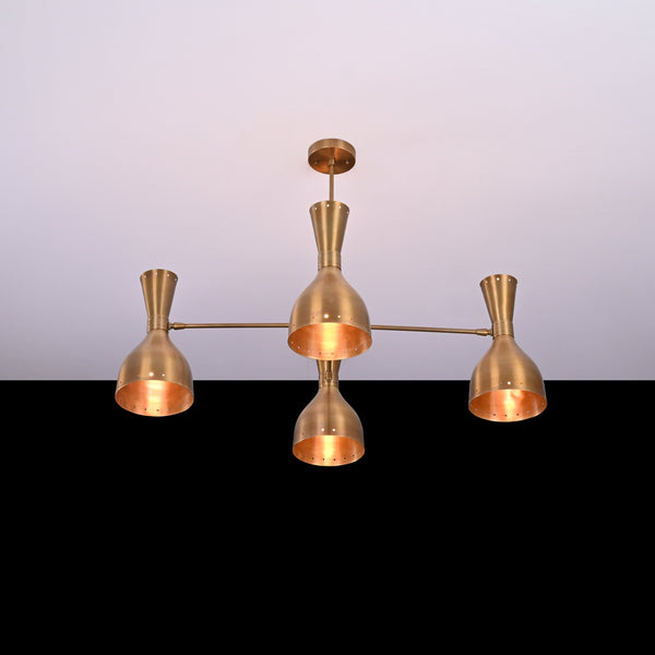Havana Pivot - Diabolo Ceiling Chandelier - 8 Lights - 32238