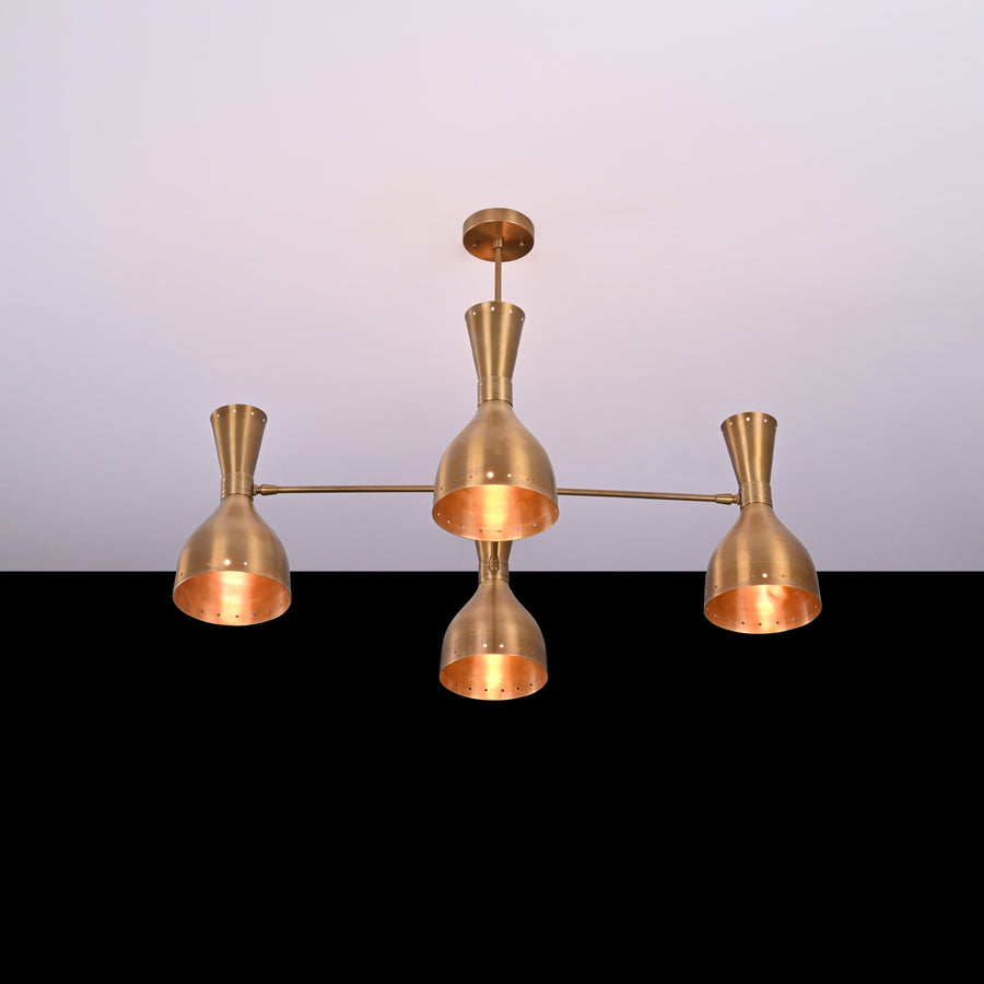 Havana Pivot - Diabolo Ceiling Chandelier - 8 Lights - 32238