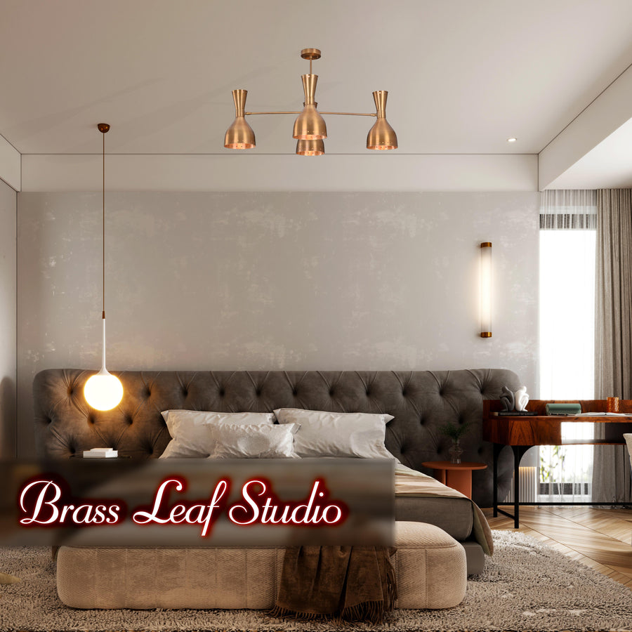 Havana Pivot - Diabolo Ceiling Chandelier - 8 Lights - 32238