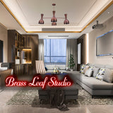 Berlin Pivot - Diabolo Mid-century Chandelier - 8 Lights - 32240