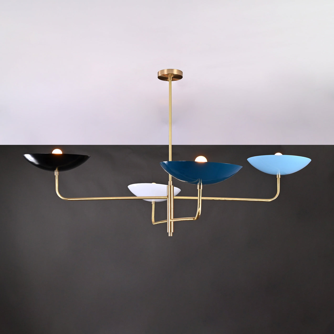 Paris Ortbital  -  Uplifting Ceiling Chandelier - 4 Lights - 32241