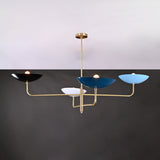 Paris Ortbital  -  Uplifting Ceiling Chandelier - 4 Lights - 32241