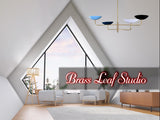 Paris Ortbital  -  Uplifting Ceiling Chandelier - 4 Lights - 32241