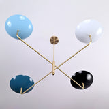 Paris Ortbital  -  Uplifting Ceiling Chandelier - 4 Lights - 32241