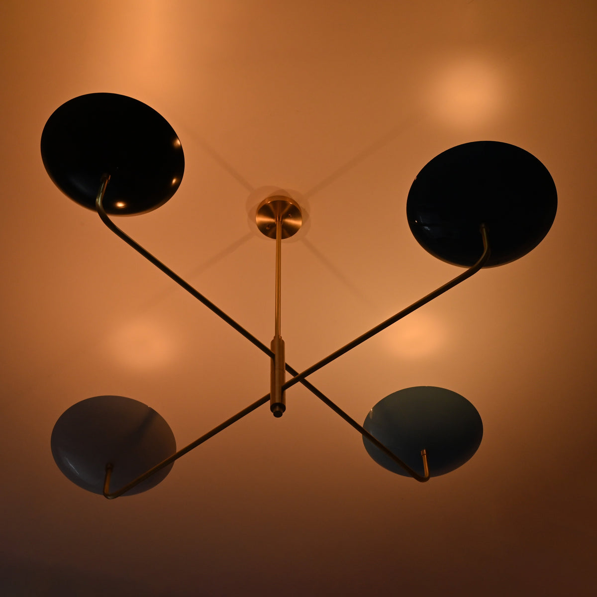 Paris Ortbital  -  Uplifting Ceiling Chandelier - 4 Lights - 32241