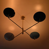 Paris Ortbital  -  Uplifting Ceiling Chandelier - 4 Lights - 32241