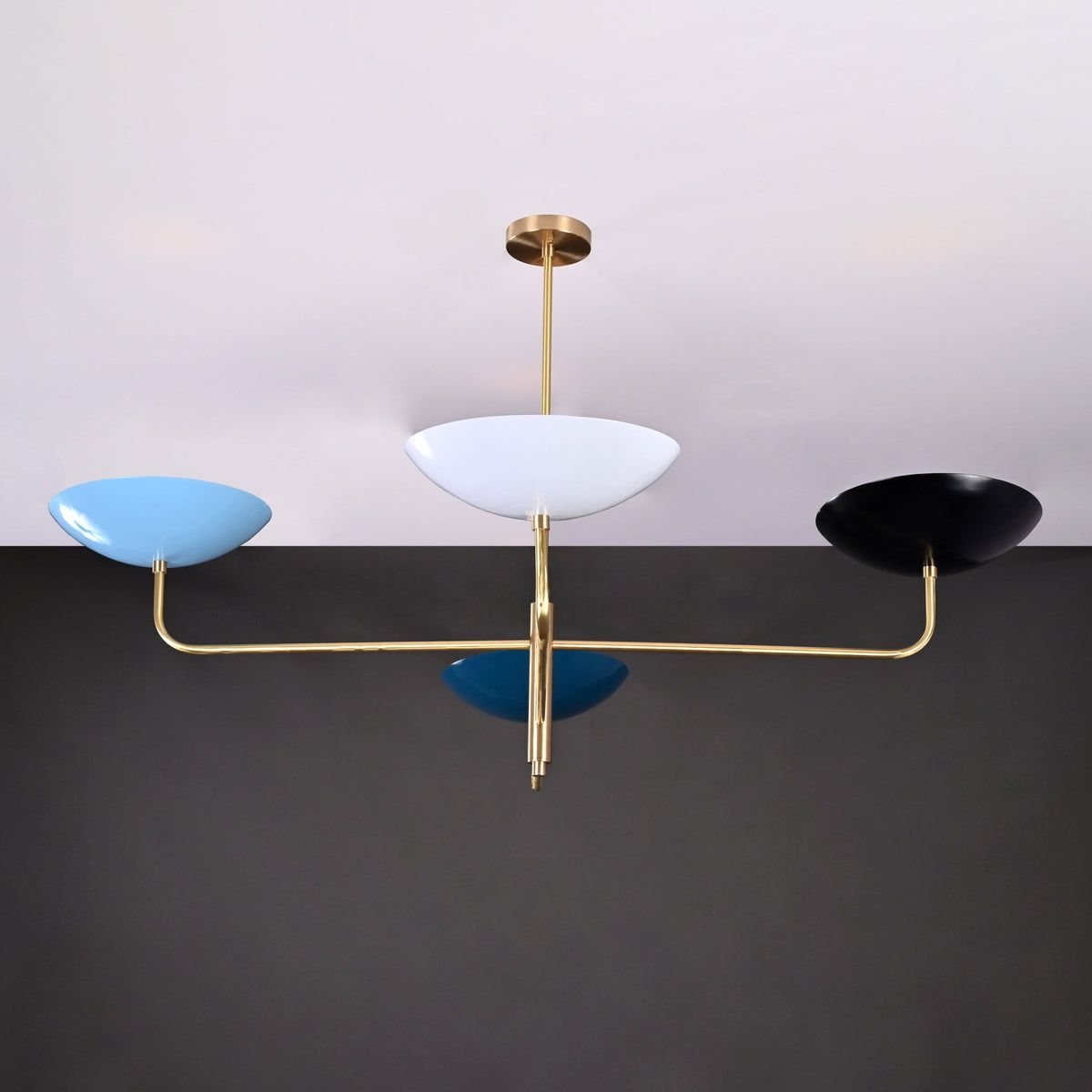 Paris Ortbital  -  Uplifting Ceiling Chandelier - 4 Lights - 32241