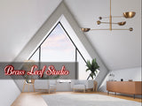 Oslo Orbital Mid-century Chandelier - 3 Lights - 32242