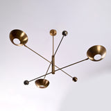 Oslo Orbital Mid-century Chandelier - 3 Lights - 32242