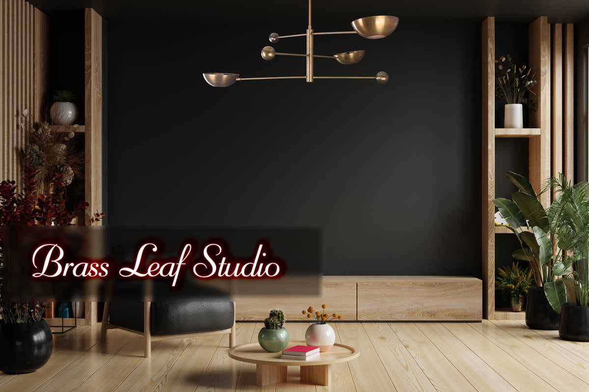 Oslo Orbital Mid-century Chandelier - 3 Lights - 32242
