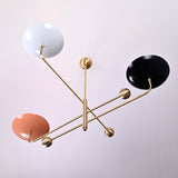 Milan Ortbital  -  Uplifting Mid-century Chandelier - 3 Lights - 32244