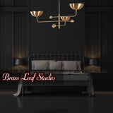 Tokyo Ortbital  -  Uplifting Mid-century Chandelier - 3 Lights - 32245