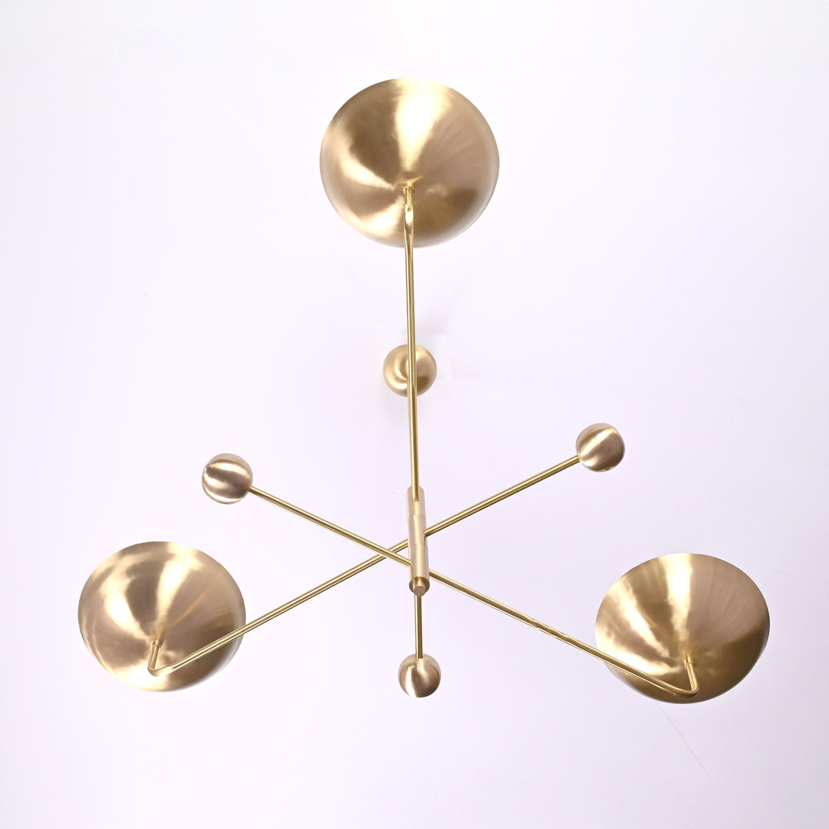 Tokyo Ortbital  -  Uplifting Mid-century Chandelier - 3 Lights - 32245