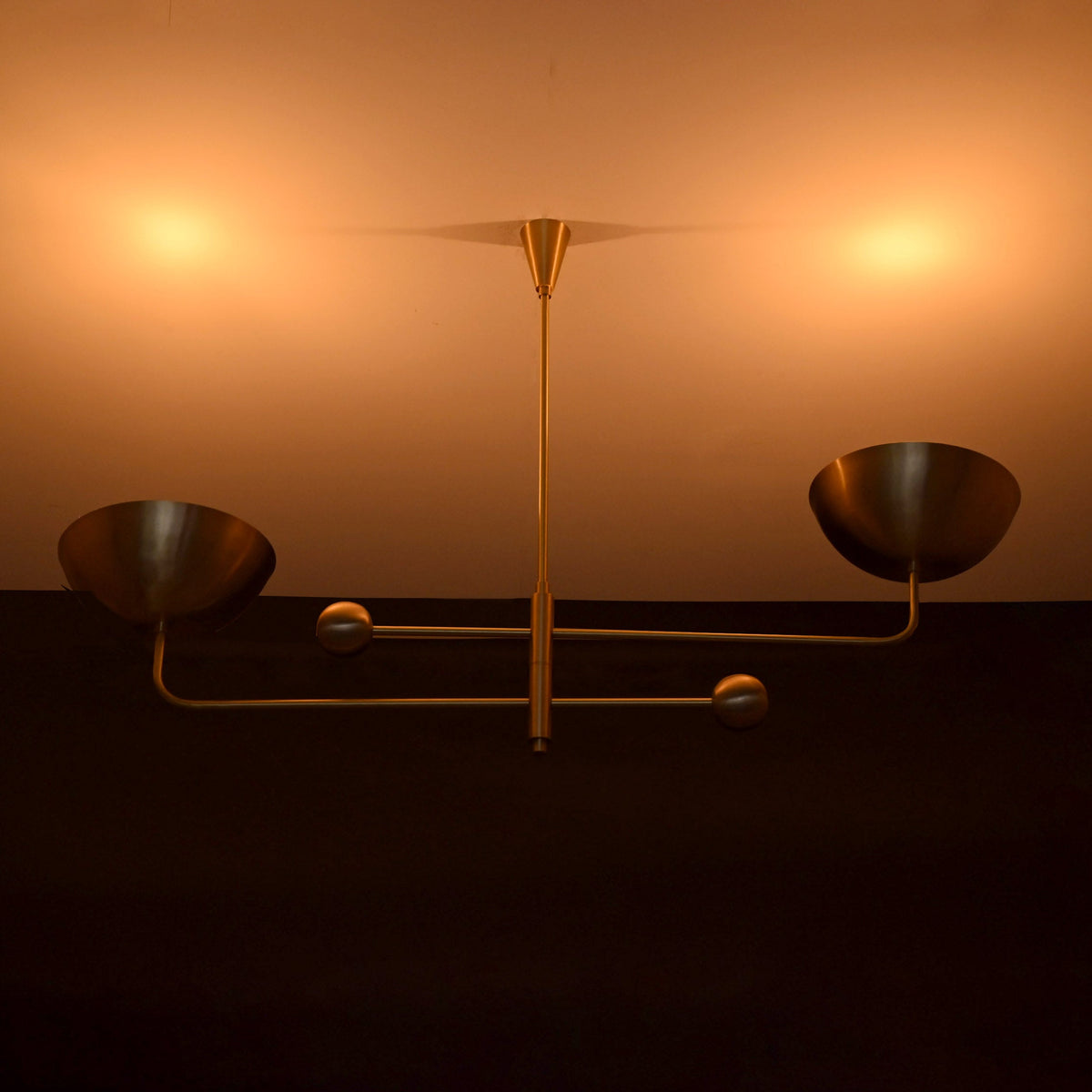 Stockholm Ortbital  -  Uplifting Ceiling Chandelier - 2 Lights - 32246
