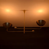 Stockholm Ortbital  -  Uplifting Ceiling Chandelier - 2 Lights - 32246