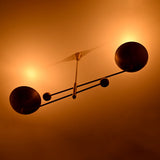 Stockholm Ortbital  -  Uplifting Ceiling Chandelier - 2 Lights - 32246