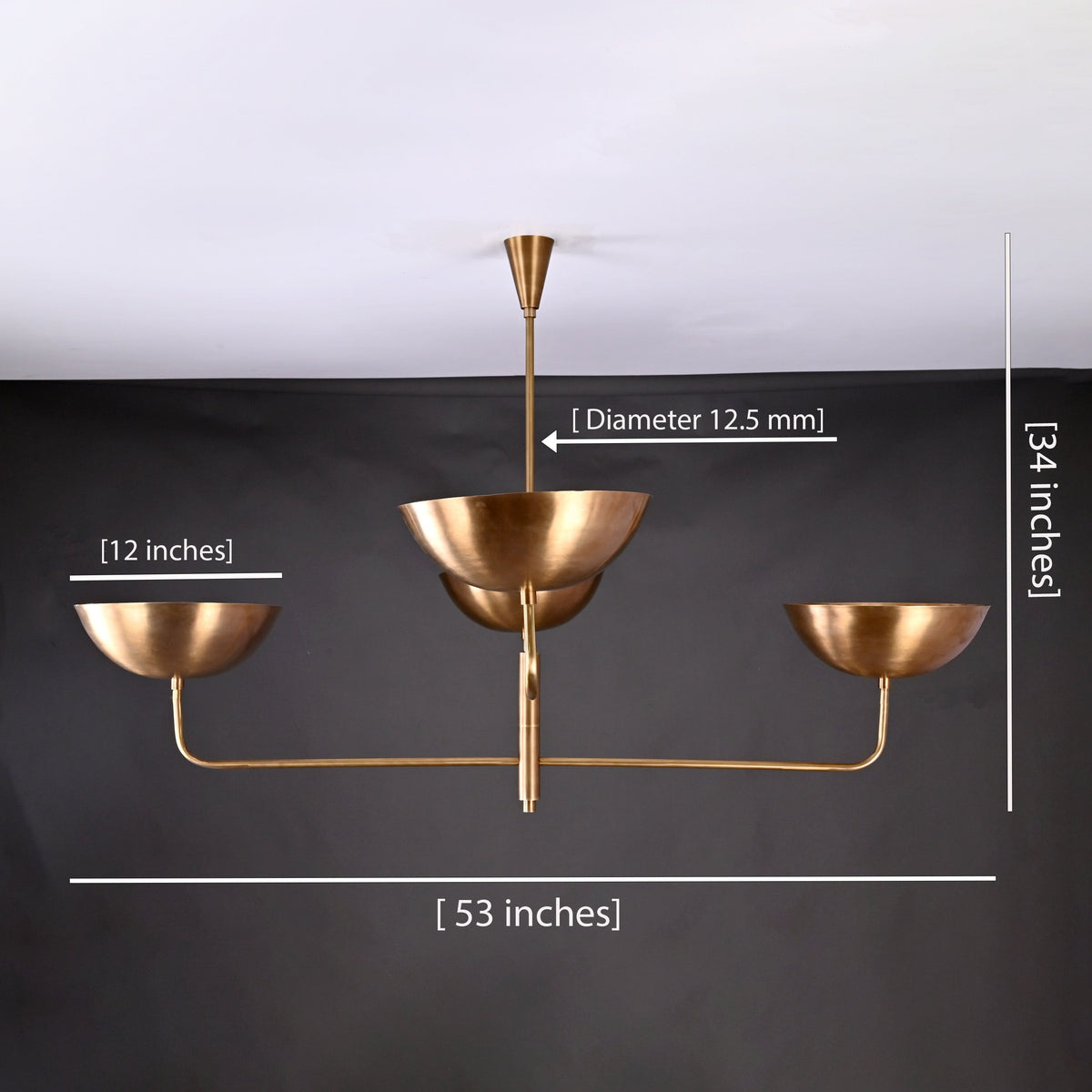 Kyoto Ortbital  -  Uplifting Pendant Chandelier - 4 Lights - 32249