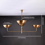 Kyoto Ortbital  -  Uplifting Pendant Chandelier - 4 Lights - 32249