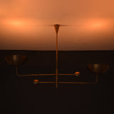 Prague Ortbital  -  Uplifting Mid-century Chandelier - 2 Lights - 32250