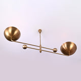 Prague Ortbital  -  Uplifting Mid-century Chandelier - 2 Lights - 32250