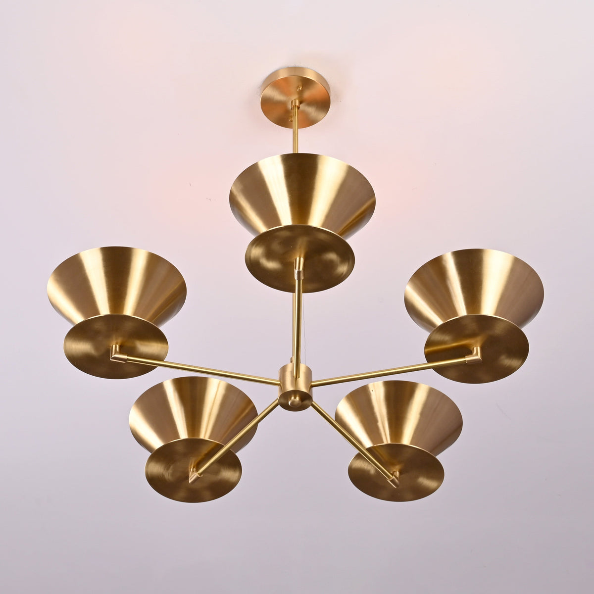 Lisbon Apex  -  Uplifting Chandelier - 5 Lights - 32256