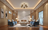 Lisbon Apex  -  Uplifting Chandelier - 5 Lights - 32256