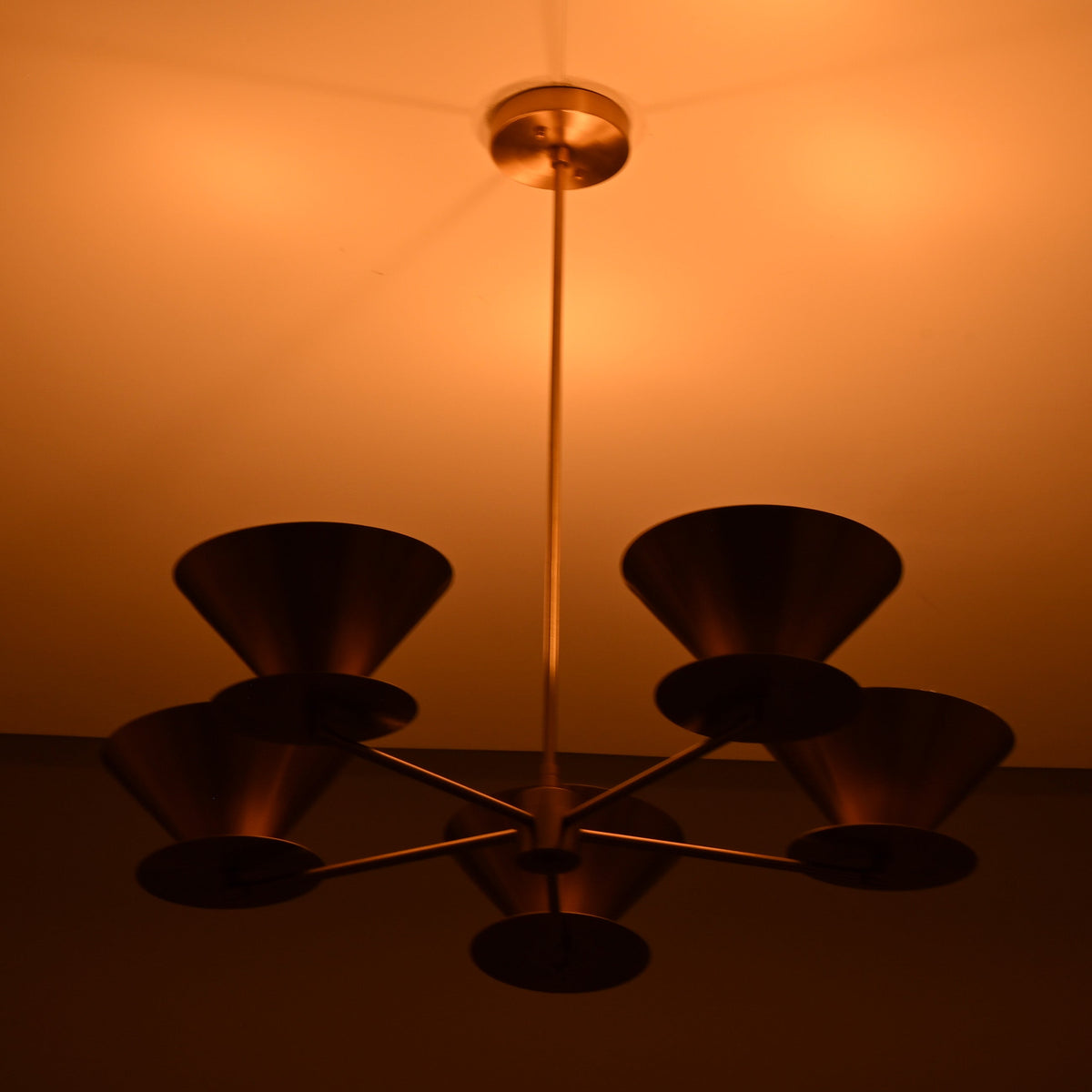 Lisbon Apex  -  Uplifting Chandelier - 5 Lights - 32256