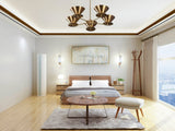 Lisbon Apex  -  Uplifting Chandelier - 5 Lights - 32256