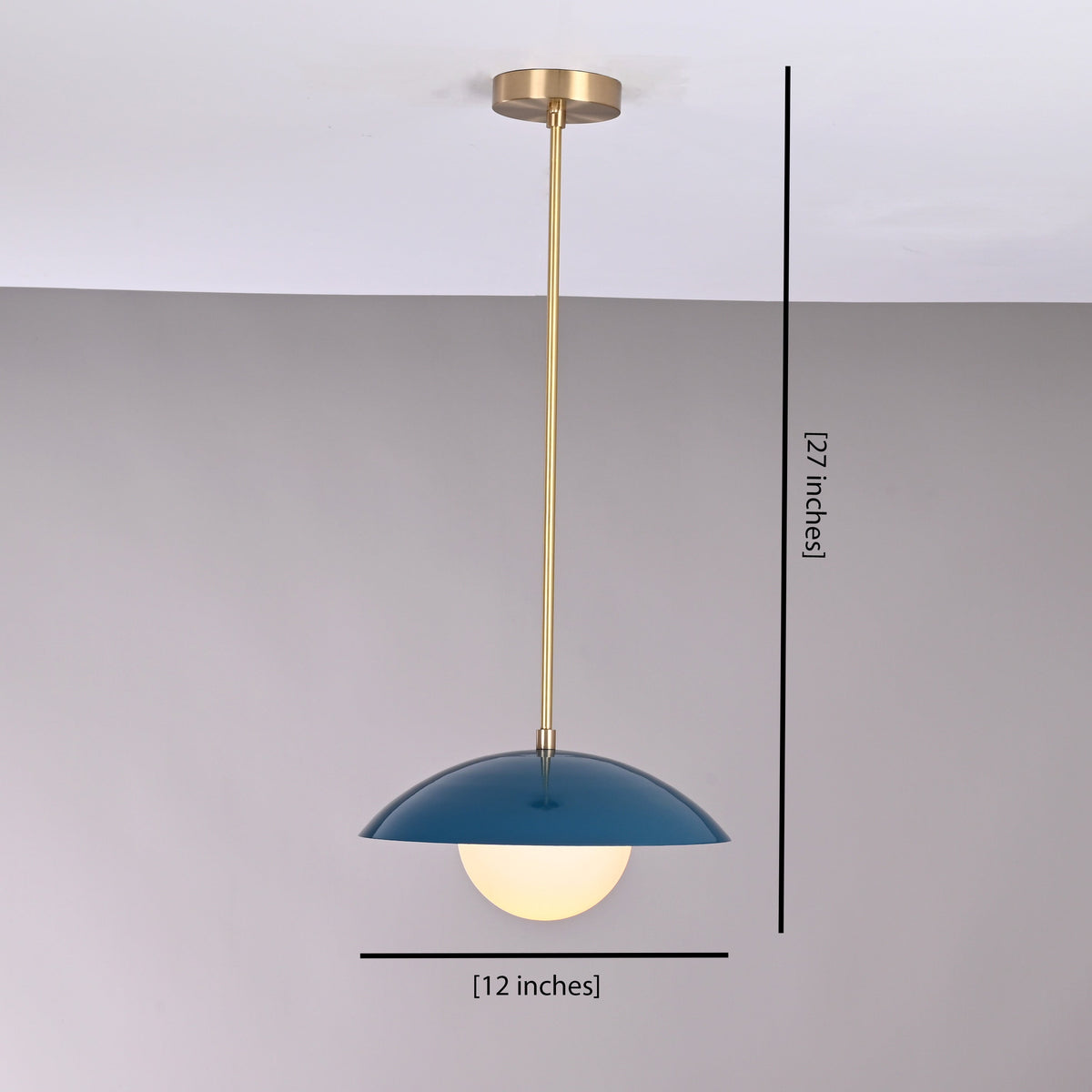 Zurich Halo Mid-century Chandelier - 1 Light - 32260