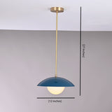Zurich Halo Mid-century Chandelier - 1 Light - 32260