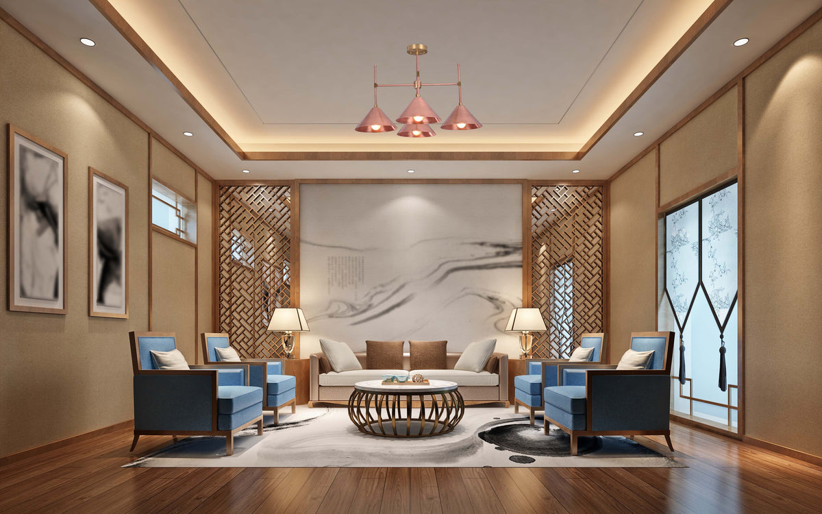 Tokyo Apex - Pendant Chandelier - 4 Lights - 32268
