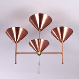 Tokyo Apex  -  Uplifting Mid-century Chandelier - 4 Lights - 32269