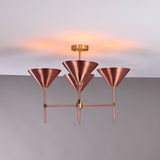 Tokyo Apex  -  Uplifting Mid-century Chandelier - 4 Lights - 32269