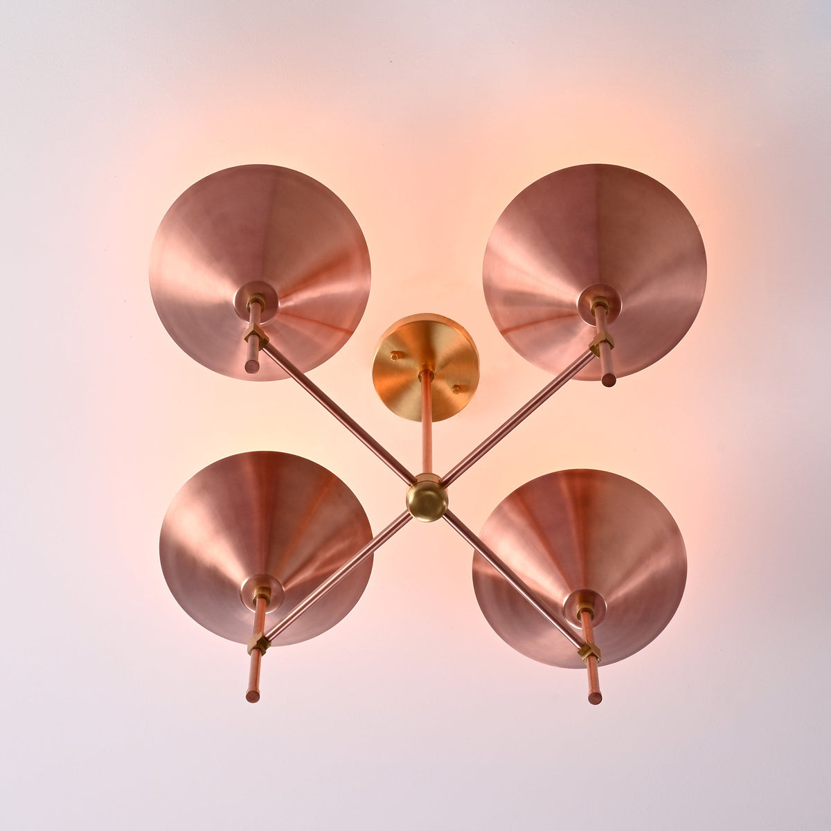 Tokyo Apex  -  Uplifting Mid-century Chandelier - 4 Lights - 32269