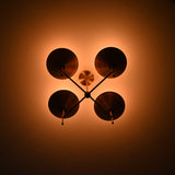 Tokyo Apex  -  Uplifting Mid-century Chandelier - 4 Lights - 32269