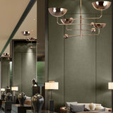 Cairo Ortbital  -  Uplifting Brass Chandelier - 4 Lights - 32278