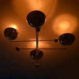 Cairo Ortbital  -  Uplifting Brass Chandelier - 4 Lights - 32278