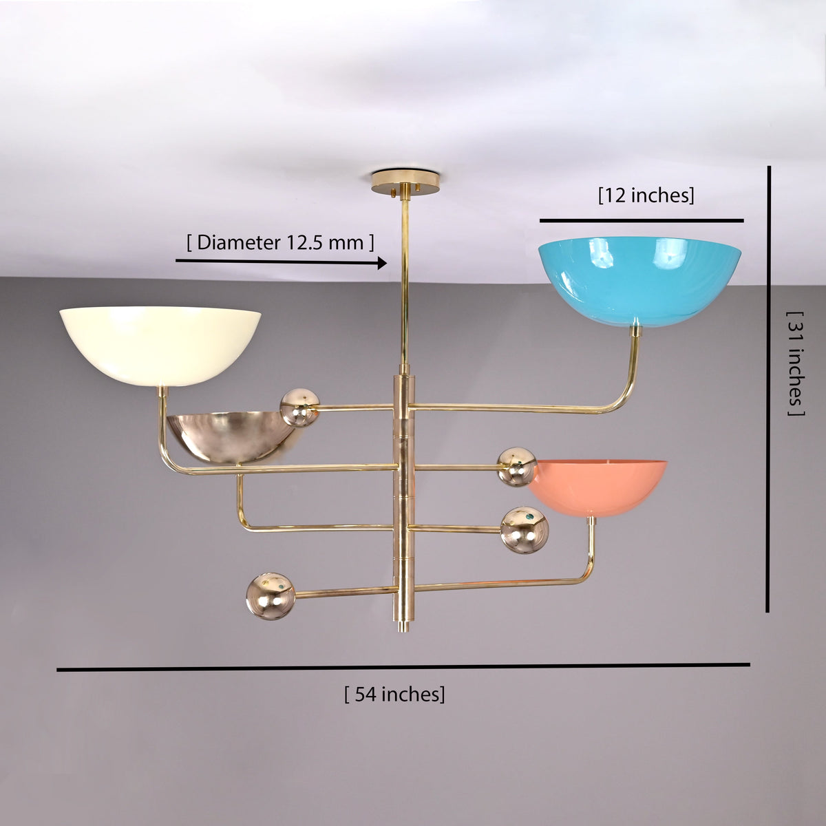 Monaco Ortbital  -  Uplifting Pendant Chandelier - 4 Lights - 32279
