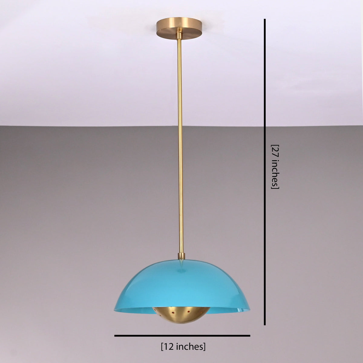 Copenhagen Discus  -  Uplifting Mid-century Chandelier - 2 Lights - 32281