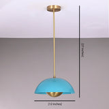 Copenhagen Discus  -  Uplifting Mid-century Chandelier - 2 Lights - 32281