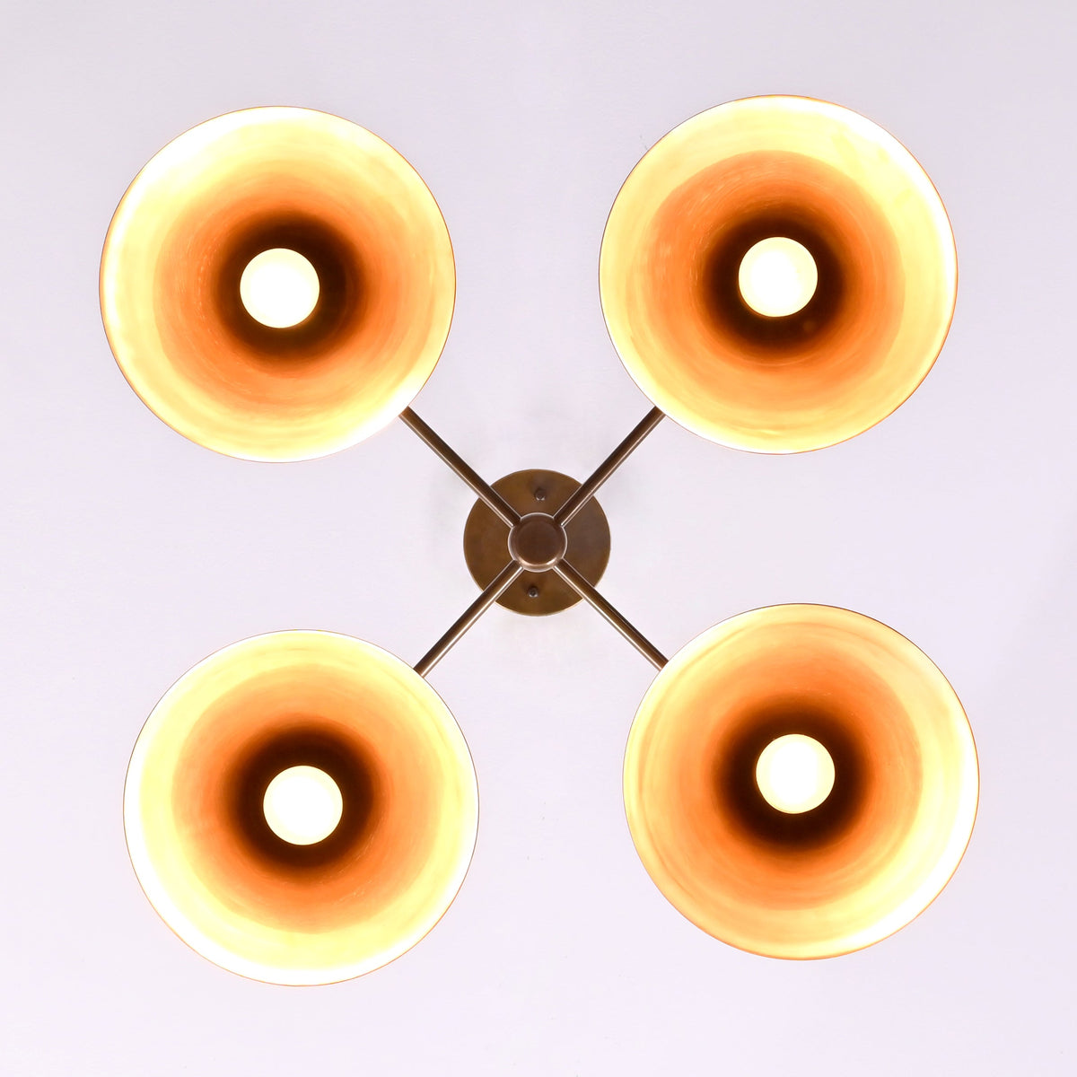 Paris Apex - Brass Chandelier - 4 Lights - 32283