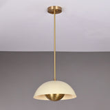 Rome Discus  -  Uplifting Brass Chandelier - 2 Lights - 32285