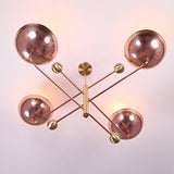 Lisbon Ortbital  -  Uplifting Chandelier - 4 Lights - 32290