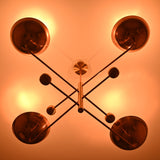 Lisbon Ortbital  -  Uplifting Chandelier - 4 Lights - 32290