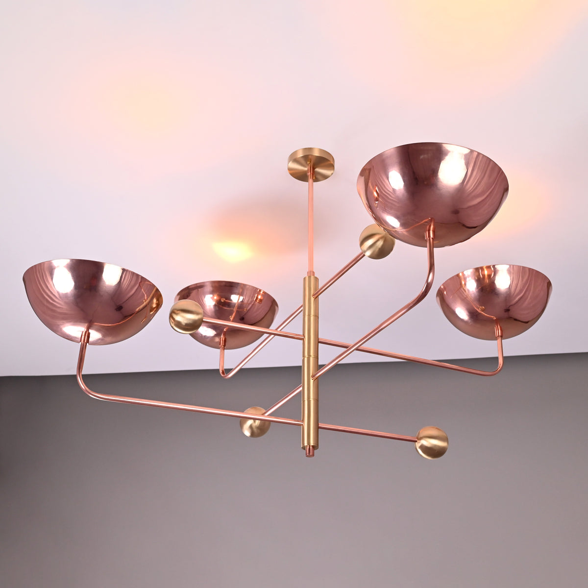 Lisbon Ortbital  -  Uplifting Chandelier - 4 Lights - 32290