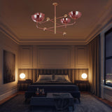 Lisbon Ortbital  -  Uplifting Chandelier - 4 Lights - 32290
